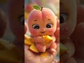 Peach Mango Mood🍑🥭#foryou #fruit #ai #trending #food #cute#eating#usa#pakistan#youtubeshorts