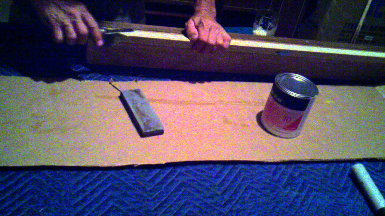 Pool table replacing rail cushion rubber bumper Part 4