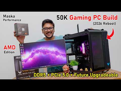 50K Gaming PC Build Reboot 2026...😱 Maska Performance !!🔥