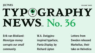 Typography News™ No. 36