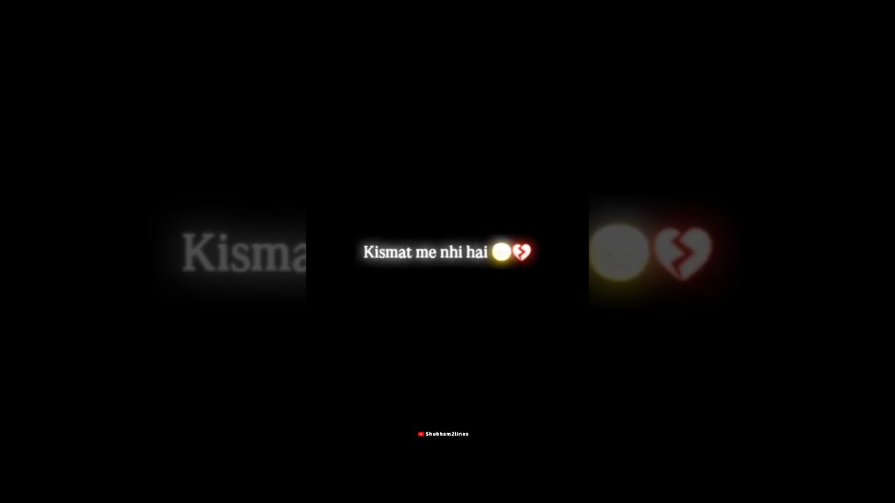 Pahli baar kisi ke pyar 😭💯🙇 | black screen lyrics status 🖤 