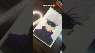 Gojo Drawing 🔥#shorts #jjk #gojo #animedrawing