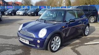 2004 Mini Hatch 1.6 Cooper 3dr BLACK-EYE PURPLE