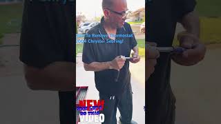 Easy Thermostat Removal in a 2004 Chrysler Sebring.  DIY Save $$$. Easy job!@santosfloresthedoctor