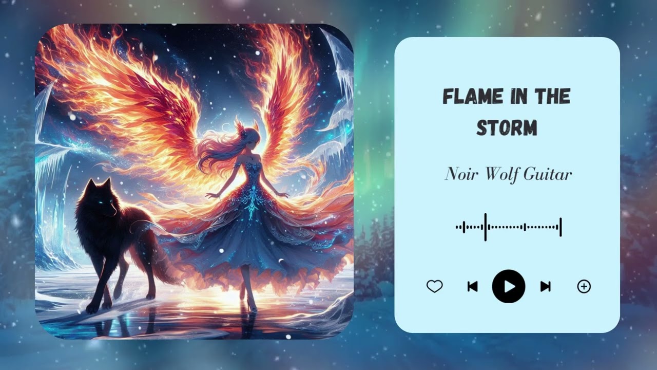 Flame In the Storm -- Noir Wolf Guitar