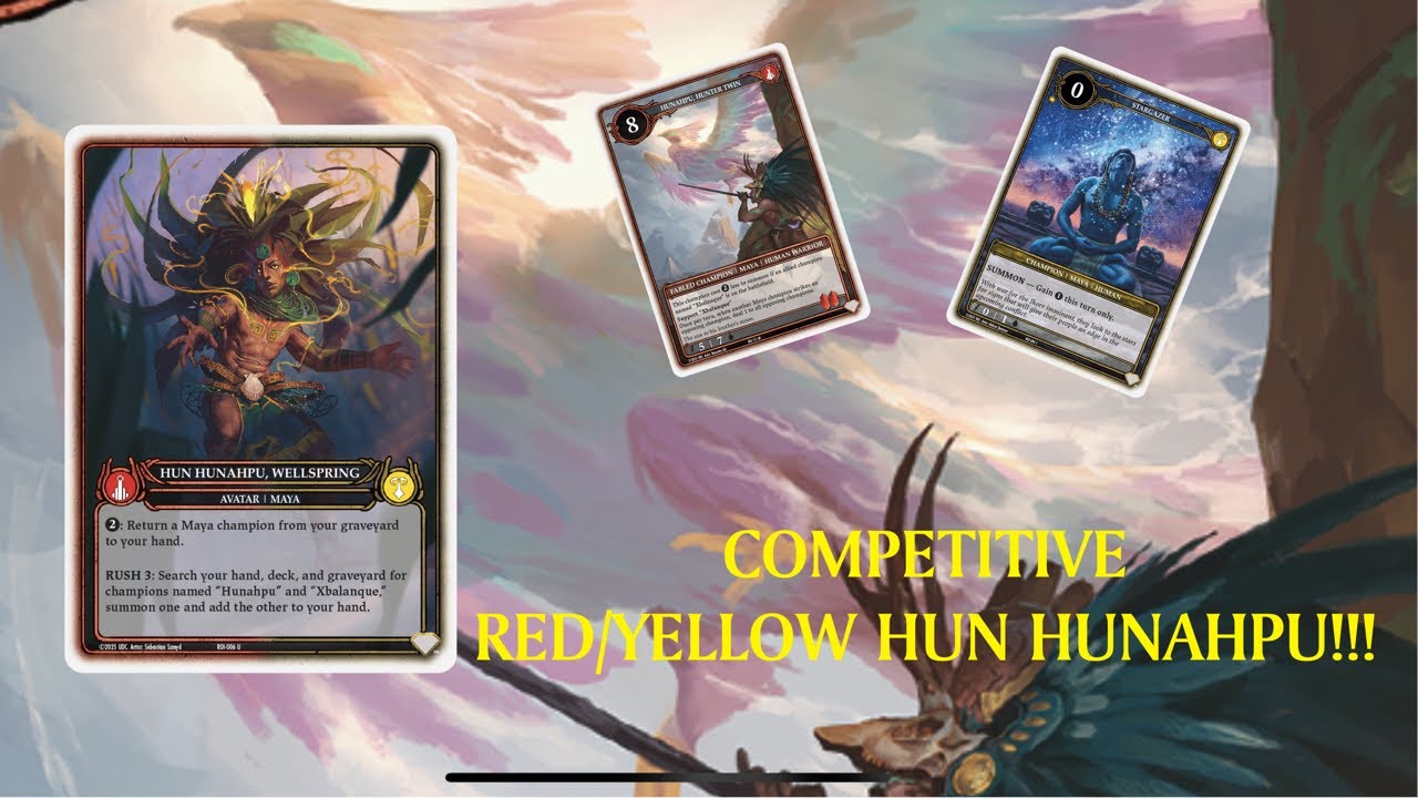 RUSH OF IKORR COMPETITIVE RED/YELLOW HUN HUNAHPU DECK PROFILE!!! 