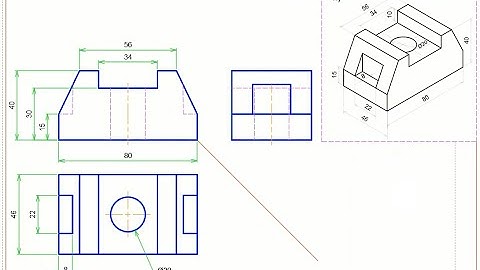 VẼ KỸ THUẬT CƠ KHÍ - CHƯƠNG 3: BÀI TẬP 8H - TÌM HÌNH CHIẾU VUÔNG GÓC