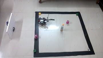 EV3 ROBOHIT 100 points scores with board 110cm and fence @ 60cm away by V Win Techies Team