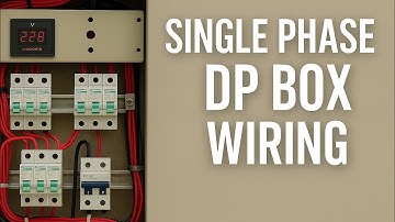Single Phase DP Box Wiring | Ghar Ka Main Electrical Panel Install Karne Ka Tarika