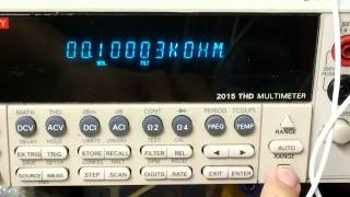 keithley 2015 (used) initial power up