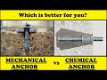 Mechanical anchors vs chemical anchors which is better for you