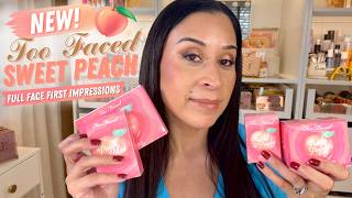 The New! Too Faced Sweet Peach Collection 🍑 Is it Worth Buying? Full Review #makeup #beauty