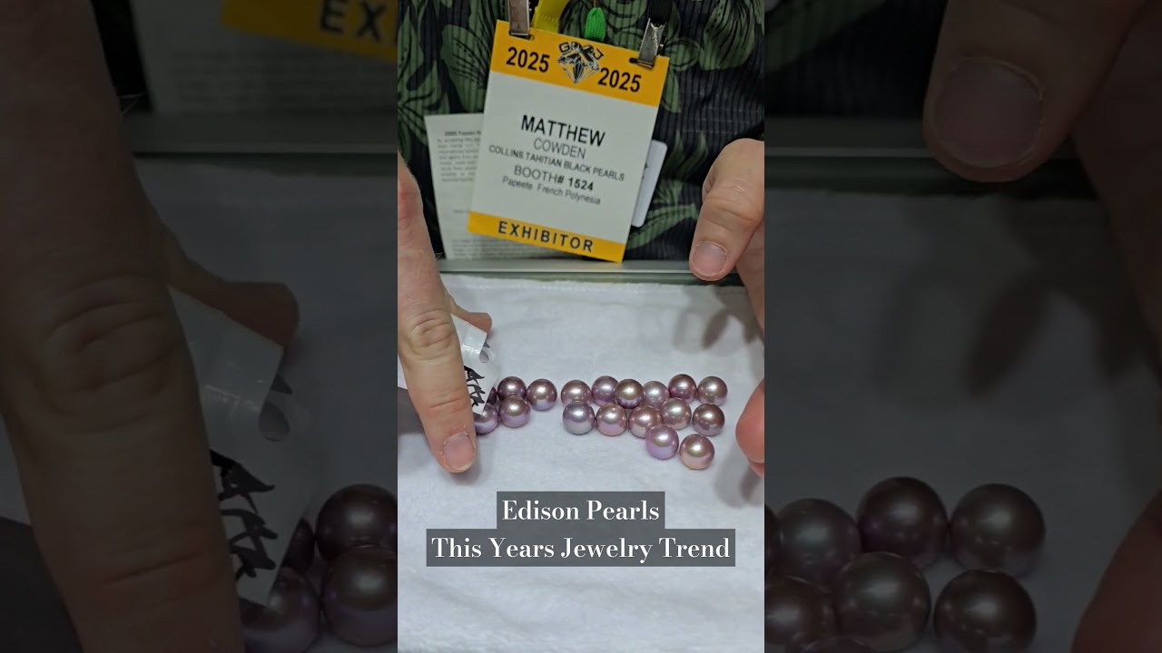 Edison Pearls are this year's jewelry trend. 