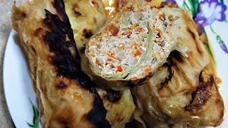 Очень вкусный ОГРОМНЫЙ ГОЛУБЕЦ. Очередное видео из кухни