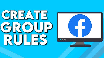 How To Set Up And Create Group Rules on Facebook PC