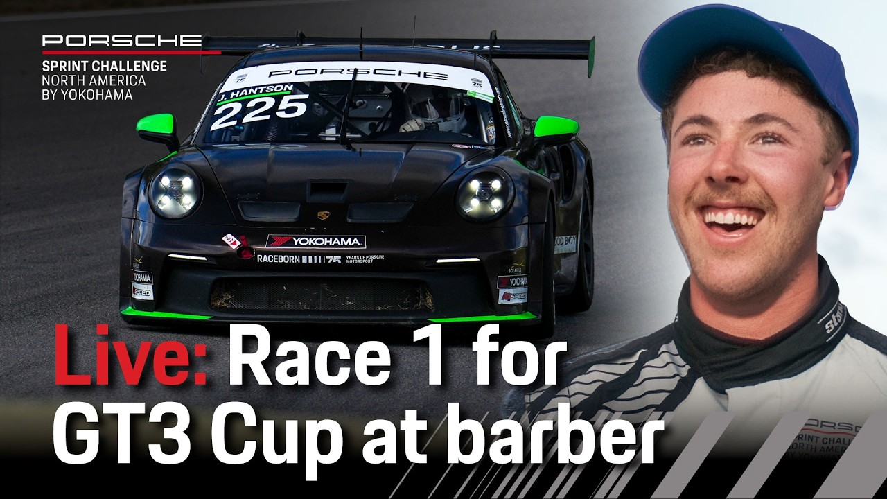 GT3 Cup Race 1: Porsche Sprint Challenge North America Barber ...