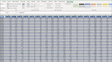 Excel for Geologists