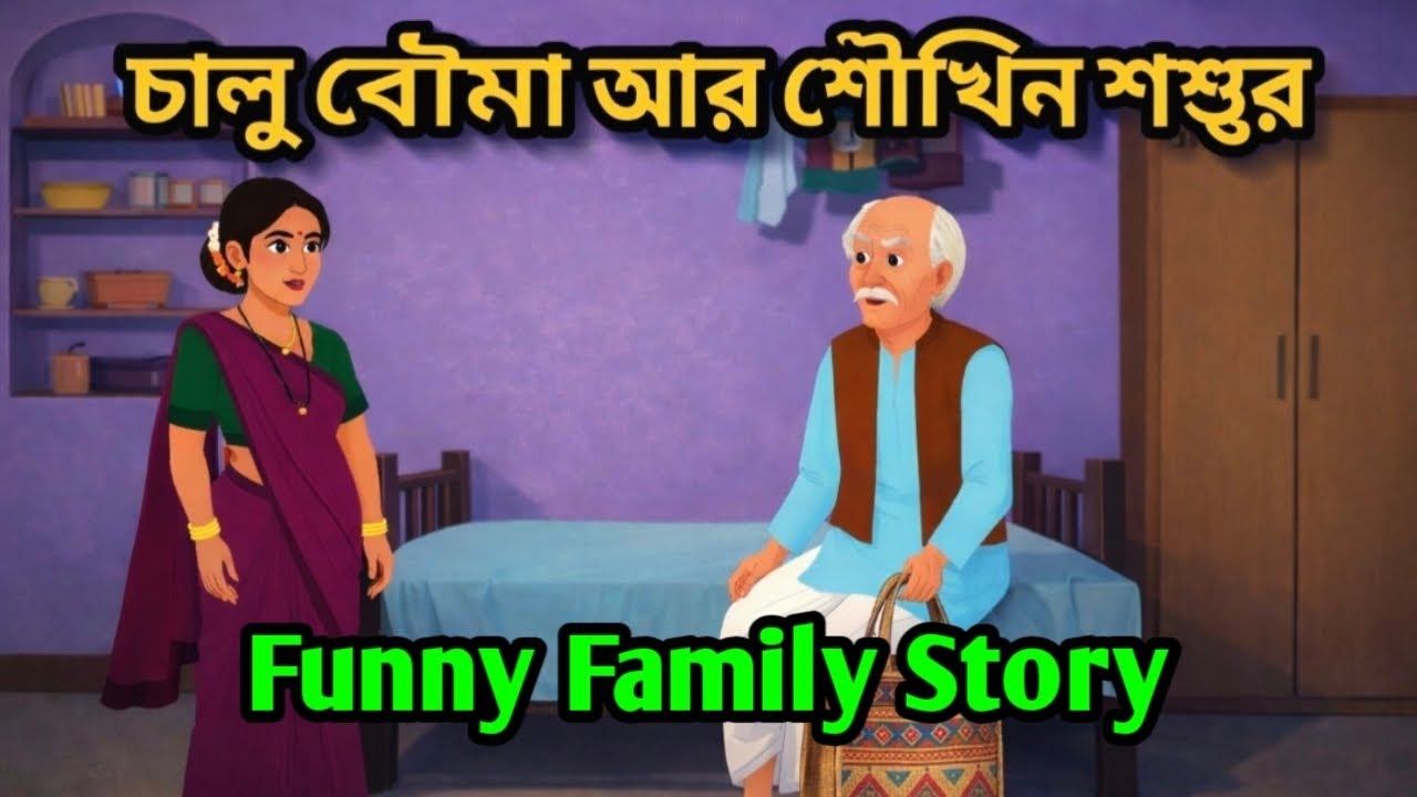 Чалу Бума и Шухин Шашур 🤣🤣 | Забавный бенгальский мультфильм в 2D | Смешная семейная история