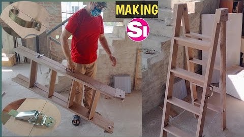 Diy Folding Ladder Make With Plywood // How To Make Ladder