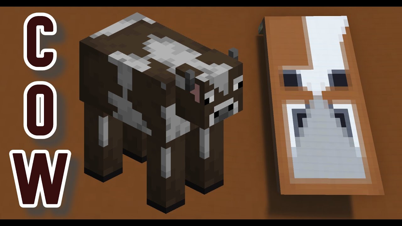 How to make a COW banner in Minecraft! 