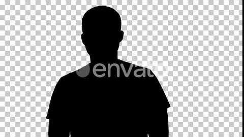 Silhouette man walking, Alpha Channel | Motion Graphics - Envato elements