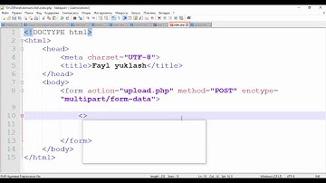 PHPda fayl yuklash va uni biror papkaga saqlab qo