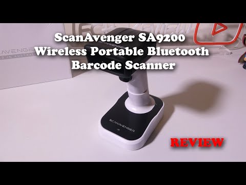 ScanAvenger SA9200 Wireless Portable Bluetooth Barcode Scanner REVIEW