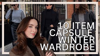 HOW TO BUILD A 10 PIECE CAPSULE WINTER WARDROBE | Classic Old Money basics & my wardrobe essentials