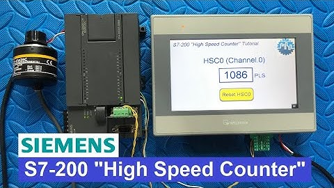 Siemens S7-200 "High Speed Counter" Tutorial
