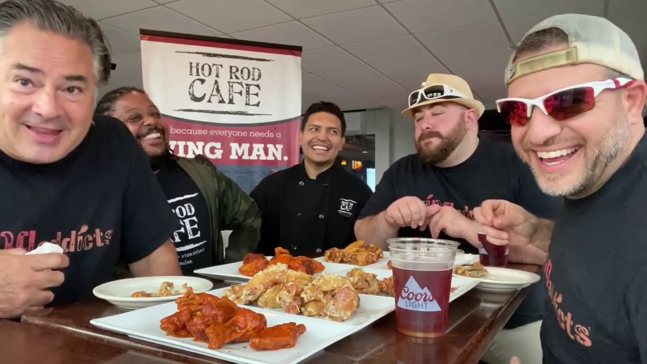 WINGADDICTS (S4E11) Hot Rod Cafe in New London!! YouTube