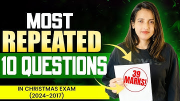 10 Most Asked Questions in +1 Biology Christmas Exam | 39 MARKS Guaranteed!
