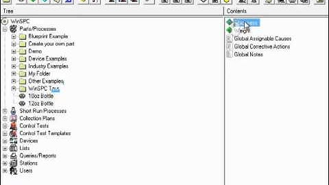 WinSPC - Part and Sample Collection Plan
