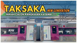 KERETA API SPESIAL GANTI RANGKAIAN‼️ KA Taksaka New Generation - Anak Emas KAI Jakarta - Yogyakarta