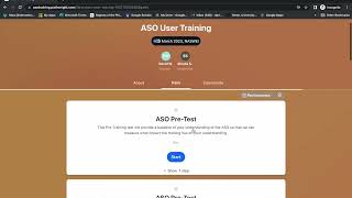 ASO Portal Tutorial 2 - Navigating the Portal
