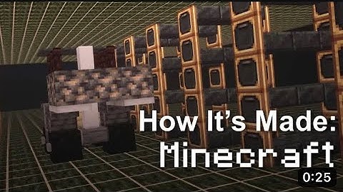 How It’s Made: Cool Minecraft intro. (Remade with create mod)