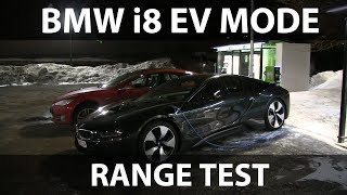 Match Highlights BMW i8 EV mode range test