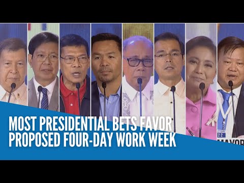 Most presidential bets favor proposed four-day work week