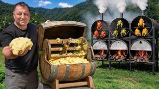 Baking Whole Chickens With Fresh Butter In The Mountains! screenshot 5