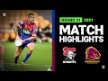 Knights v Broncos Match Highlights | Round 21, 2021 | Telstra Premiership | NRL