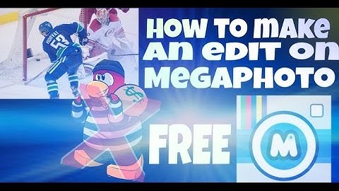 How to make an edit on Iphone or Ipad  (MegaPhoto)
