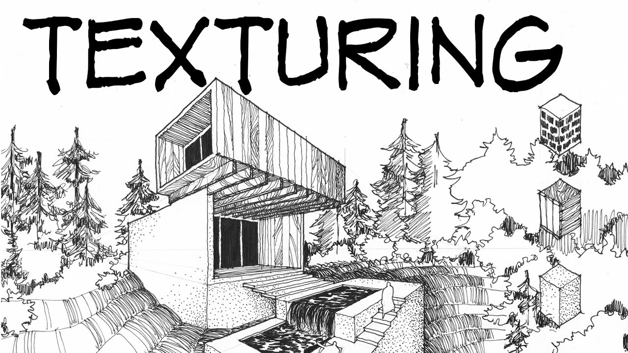 architectural sketching house 6  YouTube