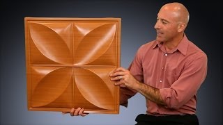 Petal Ceiling Tile Wood Grain Finish