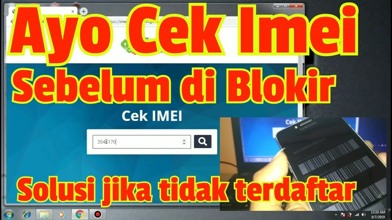 Cara Cek imei agar tidak di blokir dan solusinya 