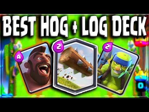 Best Hog + Log Deck and Strategy for Arena 9 | Clash Royale | Tips, Guides, and Strategy!
