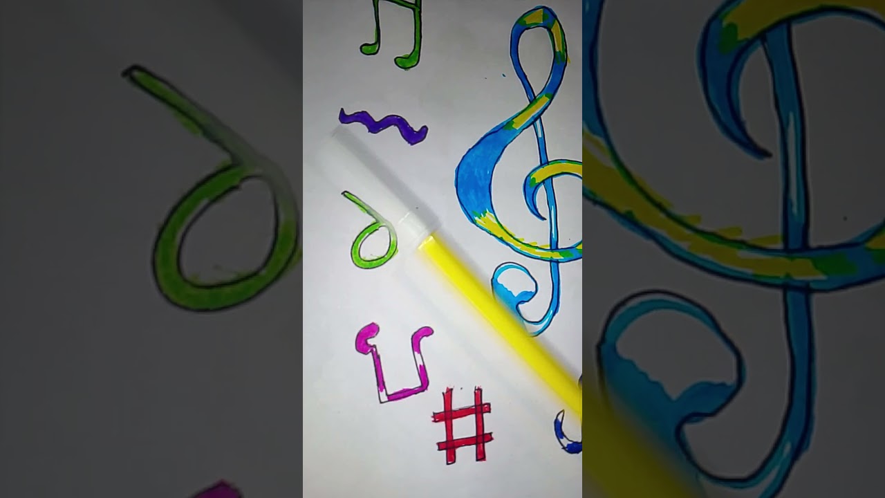 Easy art 🎨 manbela 🎨 music symbol 🎵 and a frog 🐸