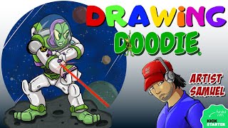 Drawing Doodie LIVE as Buzz Lightyear EP024