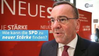 Niedersachsens Innenminister Pistorius über die 'neue Stärke' der SPD