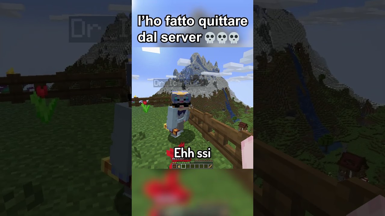 Pensava di fare il simpatico  #minecraft #gaming #ita #memes