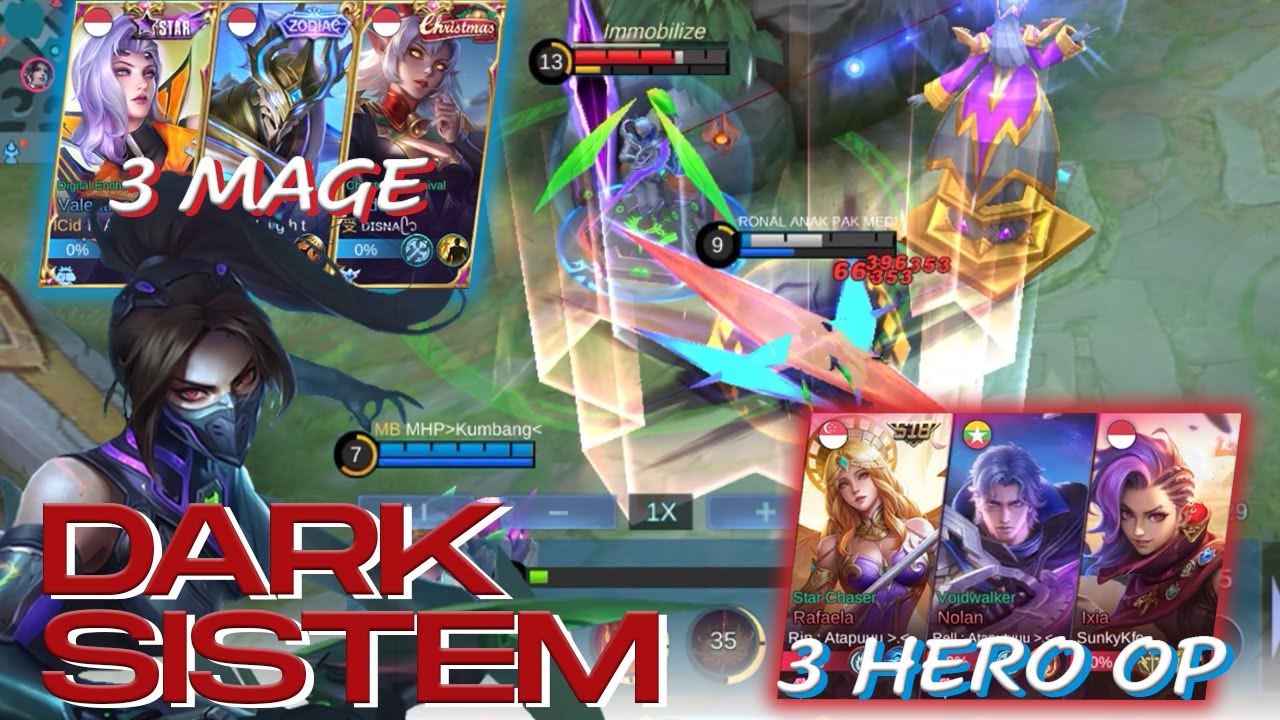 SOLO RANK IS UNGUARANTEED, DARK SYSTEM-MLBB-SOLO RANK- #77 - YouTube