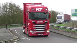 Bumper Truckspotting Video 45min of action from Rothwell A14